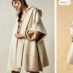 Never worn in perfect condition Free People kimono shawl